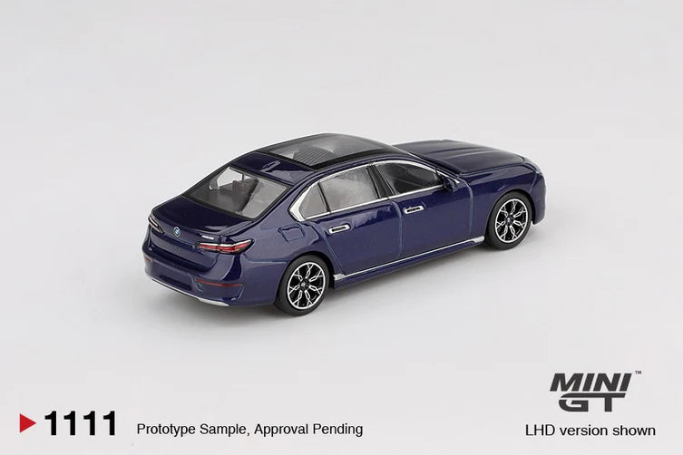BMW i7 xDrive60 Tanzanite Blue Metallic