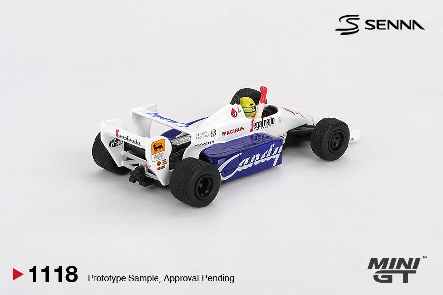 MINIGT - Toleman TG184 #19 Ayrton Senna 1984 Monaco Grand Prix 2nd Place - MGT01118
