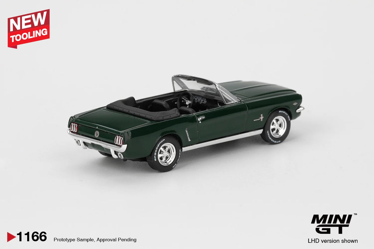 MINIGT - 1/64 FORD MUSTANG CONVERTIBLE 1964 HIGHLAND GREEN