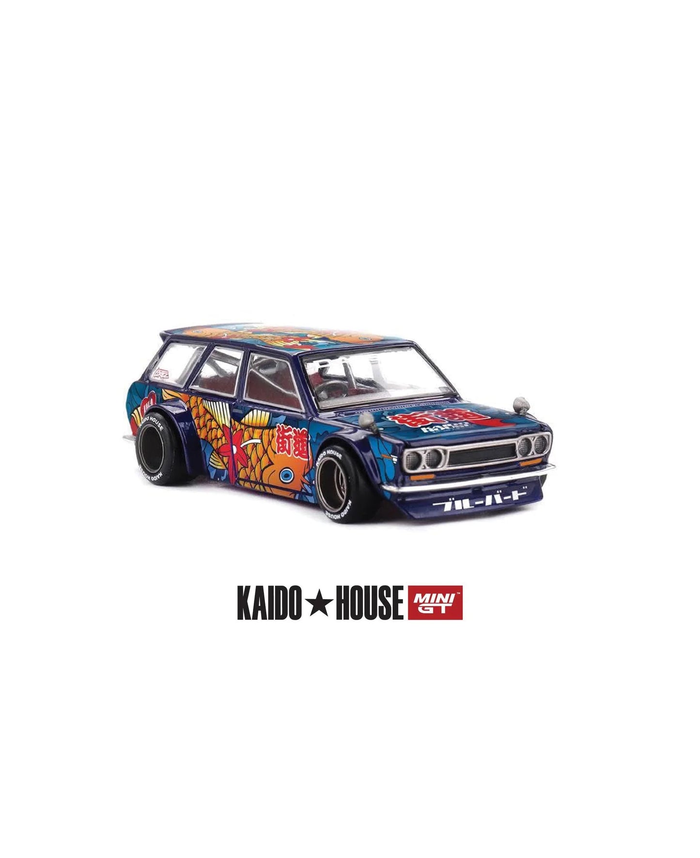 KAIDOHOUSE X MINI GT DATSUN KAIDO 510 WAGON KOI WAGON V1