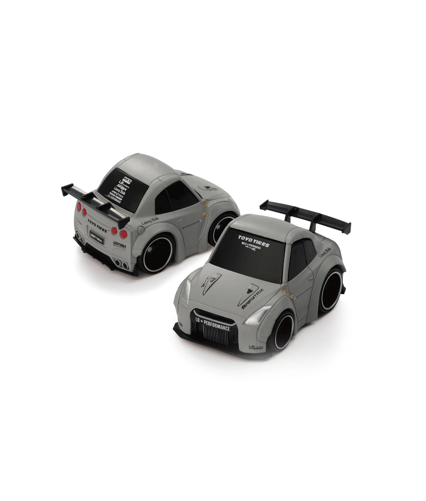 QZ00201-BL * Nissan GT-R R35 LB★WORKS Type 1, Rear Wing ver 1 Matte Grey /Blister Packaging