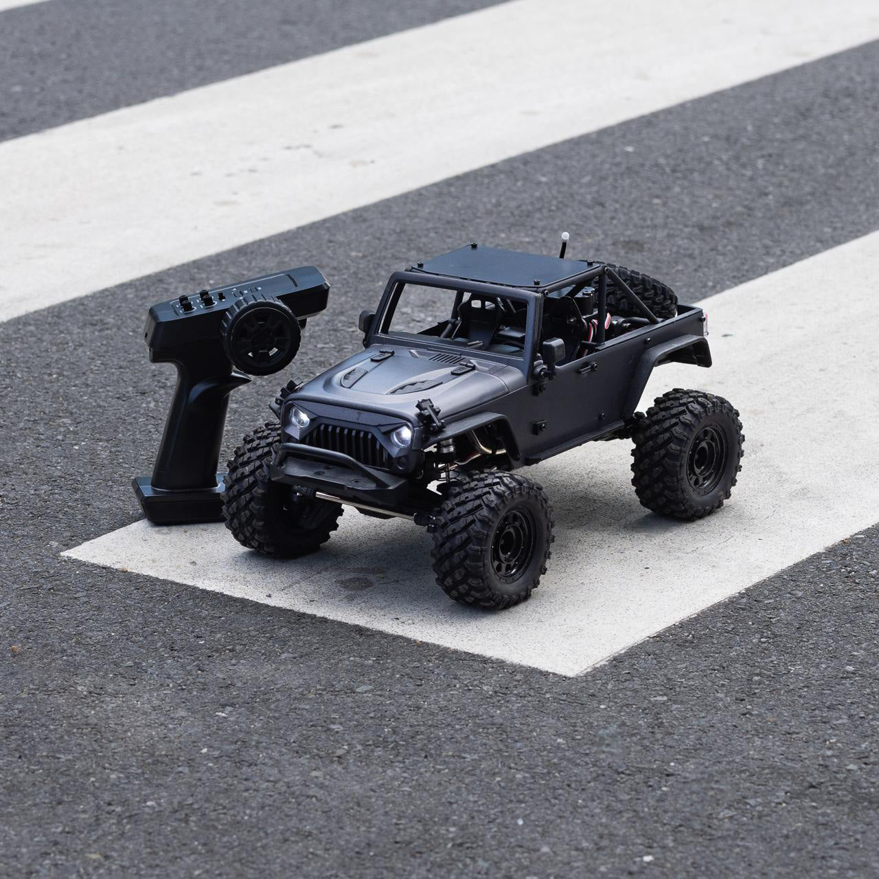 MJX H12Y Standard Brushless 1:12th Scale Crawler Truck (2S LiPo Version) - Grey