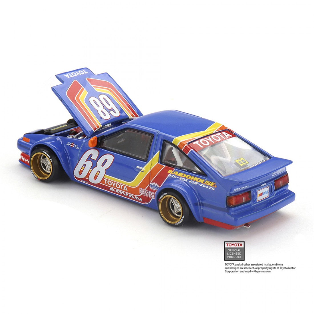 MINI GT 1/64 TOYOTA AE86 SPRINTER TRUENO KAIDO RACING V1 - PRE ORDER