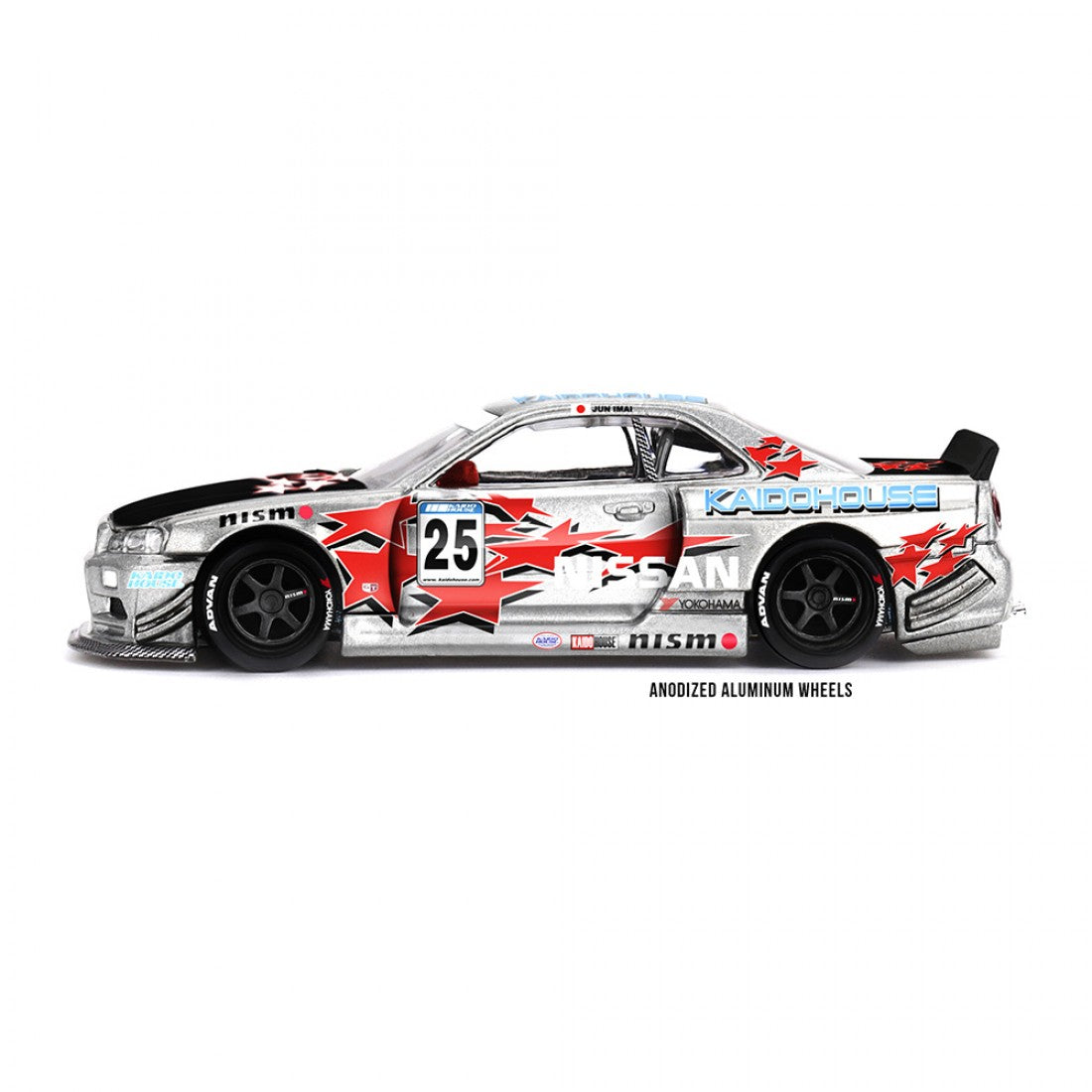 MINI GT 1/64 NISSAN SKYLINE GT-R R34 KAIDO STAR RACING V1 DIECAST SCALE MODEL CAR - PRE ORDER