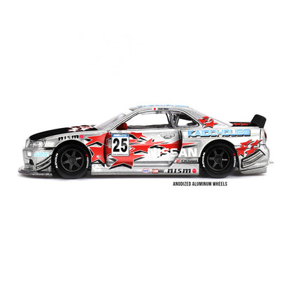 MINI GT 1/64 NISSAN SKYLINE GT-R R34 KAIDO STAR RACING V1 DIECAST SCALE MODEL CAR - PRE ORDER