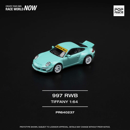POP RACE 1:64 RWB 997 TIFFANY BLUE - PRE ORDER