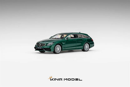 KING MODEL 1:64 Mercedes-Benz CLS63 AMG Metallic Green