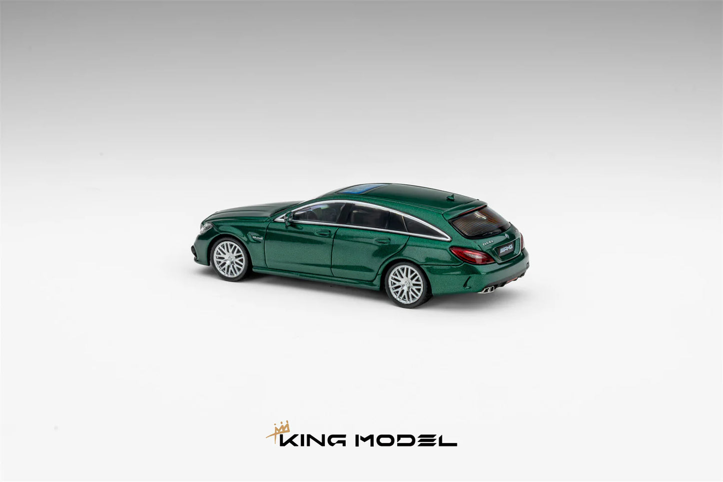 KING MODEL 1:64 Mercedes-Benz CLS63 AMG Metallic Green