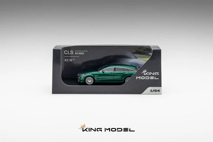 KING MODEL 1:64 Mercedes-Benz CLS63 AMG Metallic Green