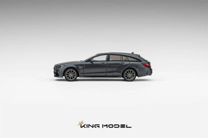 KING MODEL 1:64 Mercedes-Benz CLS63 AMG Matte Metallic Gray
