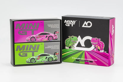 MINI GT 1/64 AO Racing Porsche 911 Rexy Roxy 2026 China Expo Champion Set 1/5000