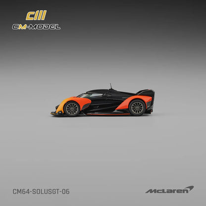 CM MODEL - 1:64 MCLAREN SOLUS GT 2023 GREENWOOD FESTIVAL OF SPEED TIMED SHOOTOUT WINNER – ORANGE
