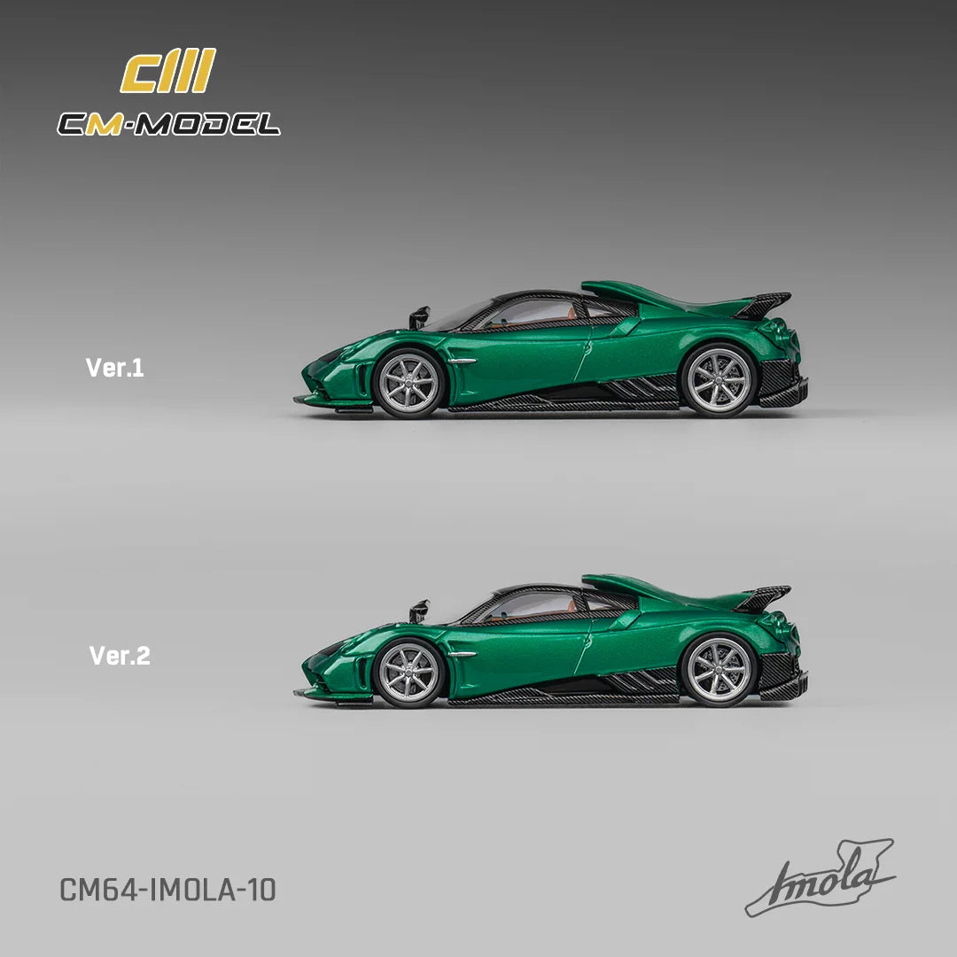 CM MODEL - 1:64 PAGANI IMOLA – METALLIC EMERALD GREEN