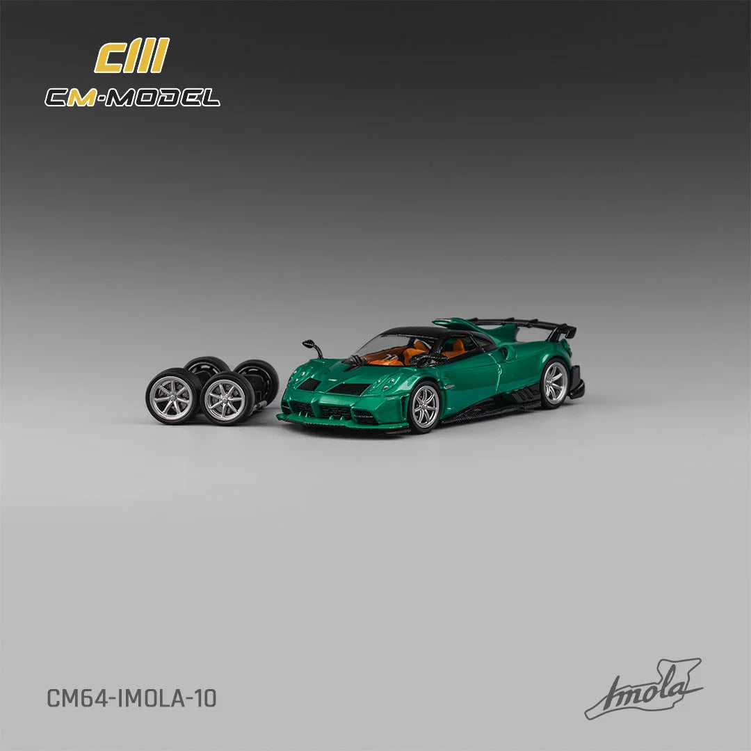 CM MODEL - 1:64 PAGANI IMOLA – METALLIC EMERALD GREEN