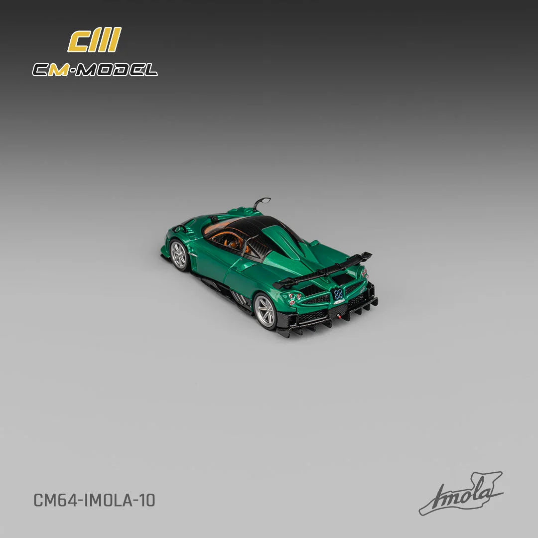 CM MODEL - 1:64 PAGANI IMOLA – METALLIC EMERALD GREEN