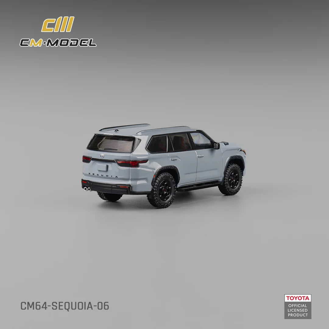 CM MODEL - 1:64 TOYOTA SEQUOIA 2024 – CEMENT GREY – LIMITED EDITION