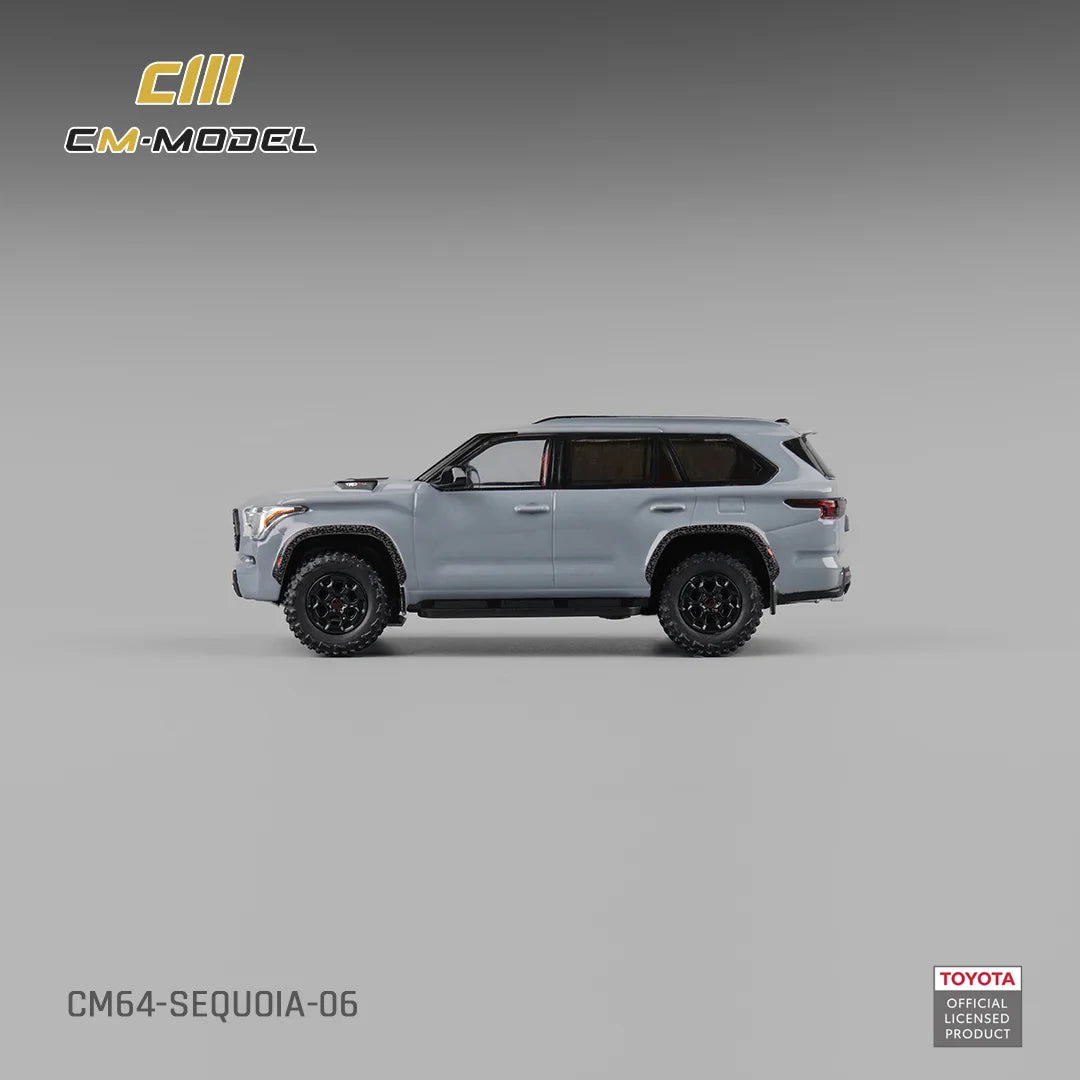 CM MODEL - 1:64 TOYOTA SEQUOIA 2024 – CEMENT GREY – LIMITED EDITION