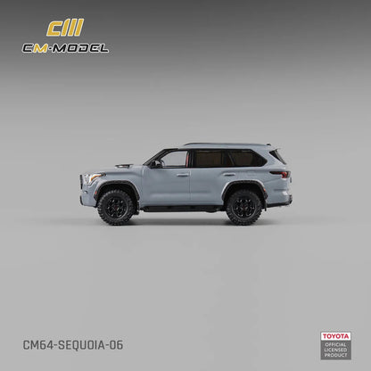 CM MODEL - 1:64 TOYOTA SEQUOIA 2024 – CEMENT GREY – LIMITED EDITION