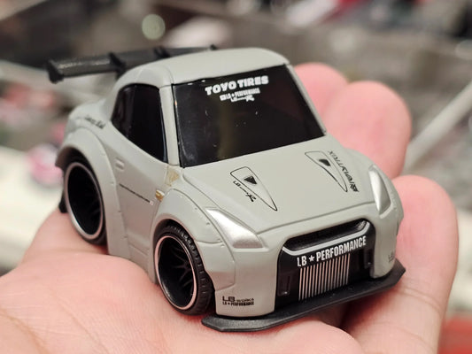 QZ00201-BL * Nissan GT-R R35 LB★WORKS Type 1, Rear Wing ver 1 Matte Grey /Blister Packaging