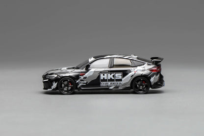 MOTORHELIX 1/64 ALLOY CAR MODEL HONDA CIVIC TYPE R(FL5) HKS LIVERY