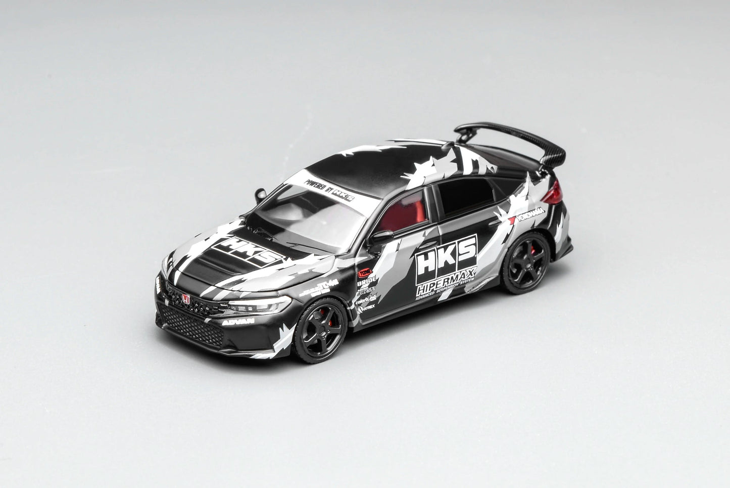 MOTORHELIX 1/64 ALLOY CAR MODEL HONDA CIVIC TYPE R(FL5) HKS LIVERY