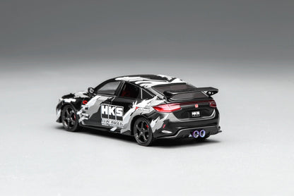 MOTORHELIX 1/64 ALLOY CAR MODEL HONDA CIVIC TYPE R(FL5) HKS LIVERY