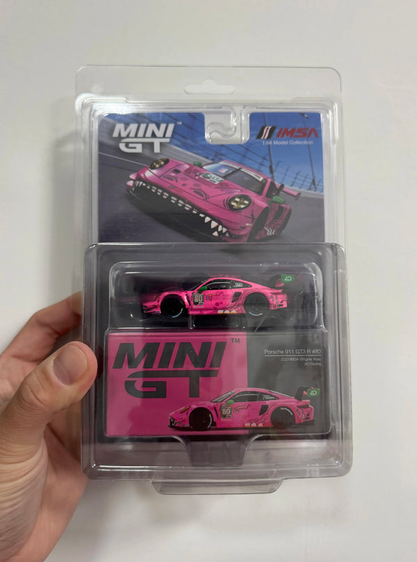 Mini GT 1/64 Porsche 911 GT3 R #77 AO Racing-2024 IMSA Road America ROXY #1052