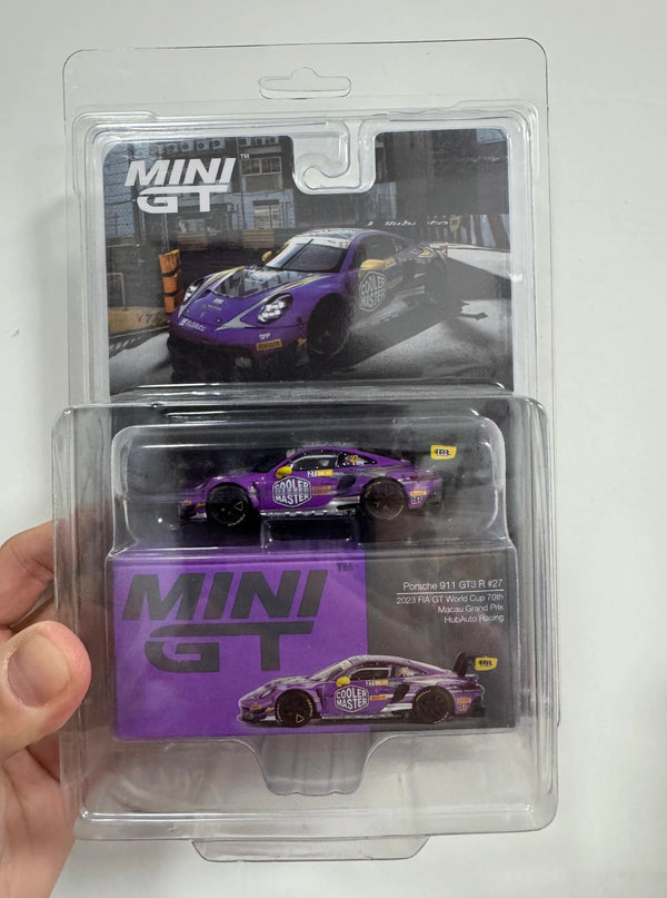 1/64 MINI GT 2023 Porsche 911 GT3 R #27-Limited Edition FIA GT Macau GP 70th