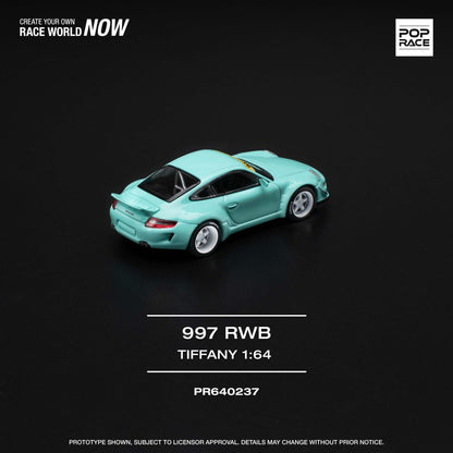 POP RACE 1:64 RWB 997 TIFFANY BLUE - PRE ORDER