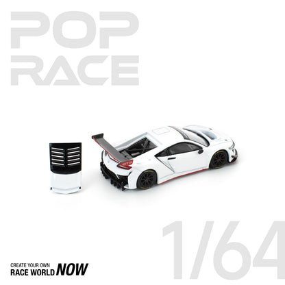 POP RACE 1:64 HONDA NSX GT3 EVO22 – WHITE - PRE ORDER