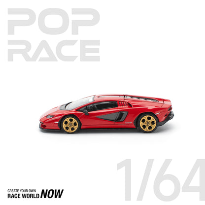 POP RACE 1:64 LAMBORGHINI COUNTACH LPI-800 – ROSSO - PRE ORDER
