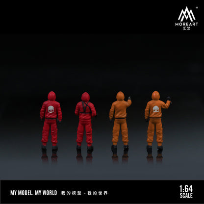 MOREART1:64 TERRORIST DOLL SET SIMULATION RESIN MODEL