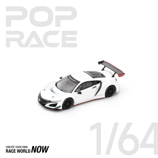 POP RACE 1:64 HONDA NSX GT3 EVO22 – WHITE - PRE ORDER