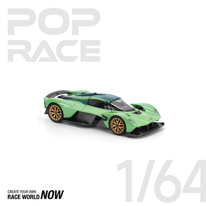 POP RACE 1:64 ASTON MARTIN VALKYRIE IRIDESCENT EMERALD - PRE ORDER