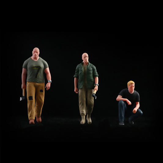 MORE ART1:64 FAST AND FURIOUS CHARACTER MODEL SET