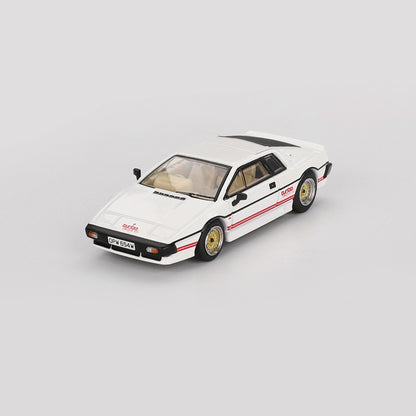 LOTUS ESPRIT TURBO WHITE “FOR YOUR EYES ONLY”/ ENGLISH BLISTER PACKAGING - PRE ORDER