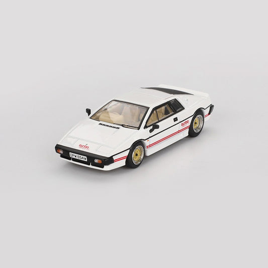 LOTUS ESPRIT TURBO WHITE “FOR YOUR EYES ONLY”/ ENGLISH BLISTER PACKAGING - PRE ORDER