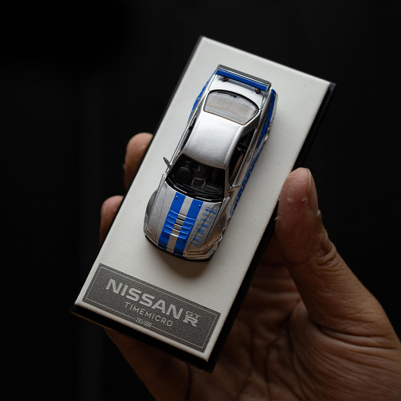 NISSAN GTR34 OPEN COVER EDITION SPEED AND PASSION BLUE SILVER