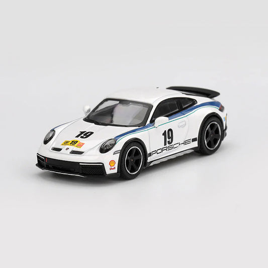 MINI GT 1:64 PORSCHE 911 DAKAR RALLY 1974 – WHITE - PRE ORDER