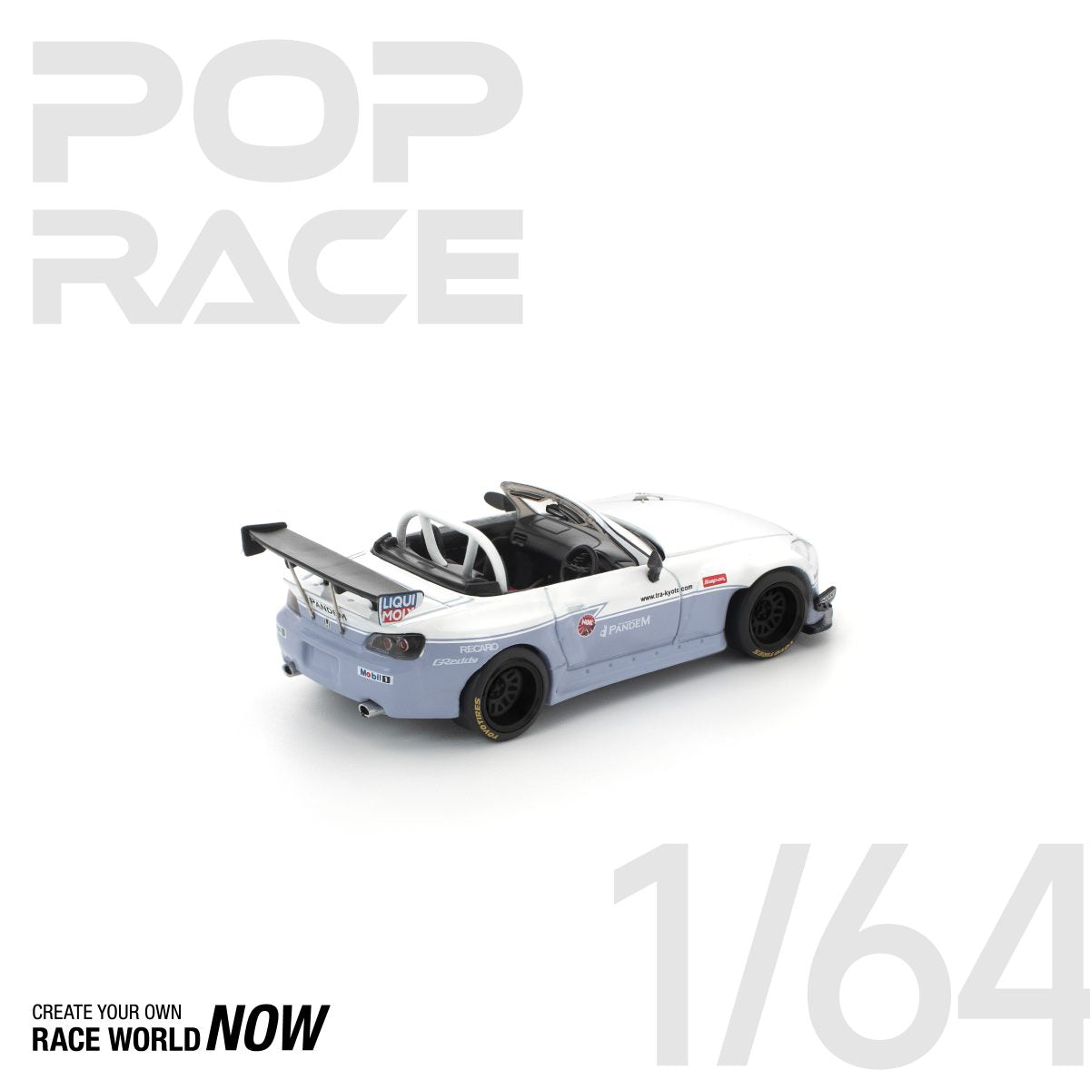 PANDEM S2000 WHITE BY POP RACE - PRE ORDER