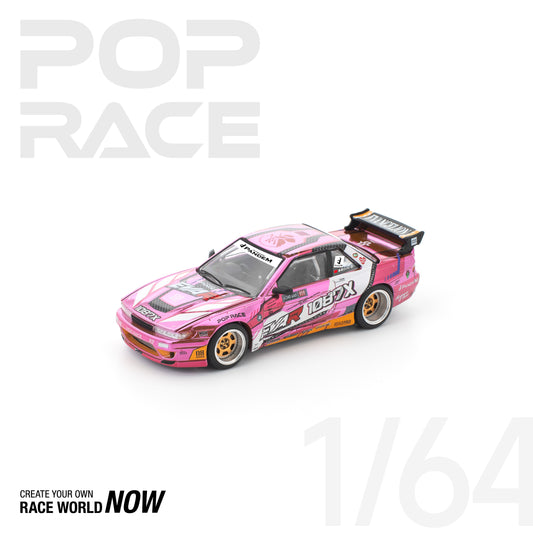 POP RACE 1:64 PANDEM S13 EVA RT PRODUCTION MODEL CUSTOM TYPE-08 EVA RACING x 1087X