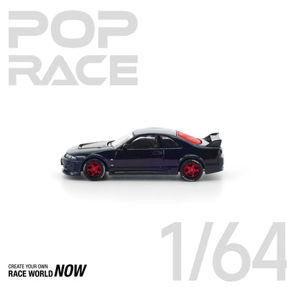 POP RACE 1:64 SKYLINE GT-R R33 GHOST CHAMELEON