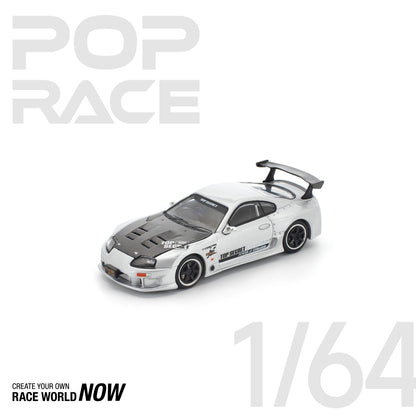 TOP SECRET GT300 SUPRA SILVER BY POP RACE - PRE ORDER
