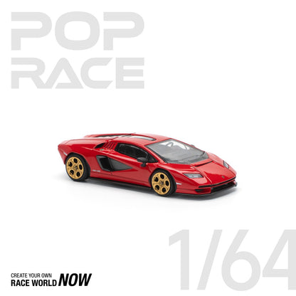 POP RACE 1:64 LAMBORGHINI COUNTACH LPI-800 – ROSSO - PRE ORDER