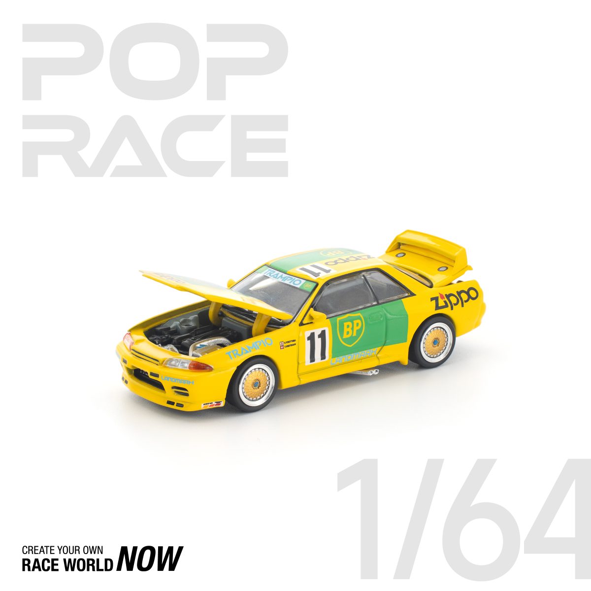 POP RACE 1:64 GT-R R32 GROUP A 1992 - PRE ORDER