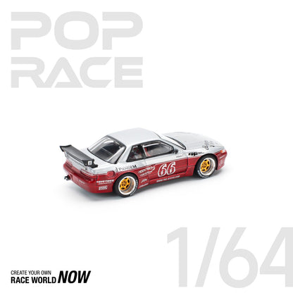 POP RACE 1:64 PANDEM SILVIA S13 – MOONTECH RED - PRE ORDER