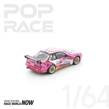 POP RACE 1:64 PANDEM S13 EVA RT PRODUCTION MODEL CUSTOM TYPE-08 EVA RACING x 1087X