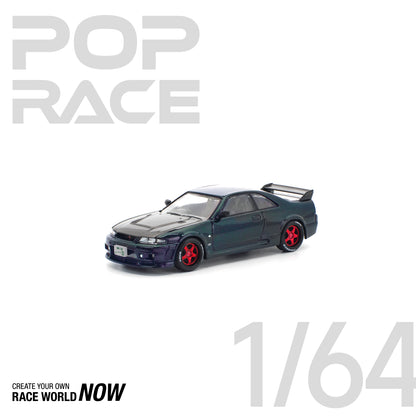 POP RACE 1:64 SKYLINE GT-R R33 GHOST CHAMELEON