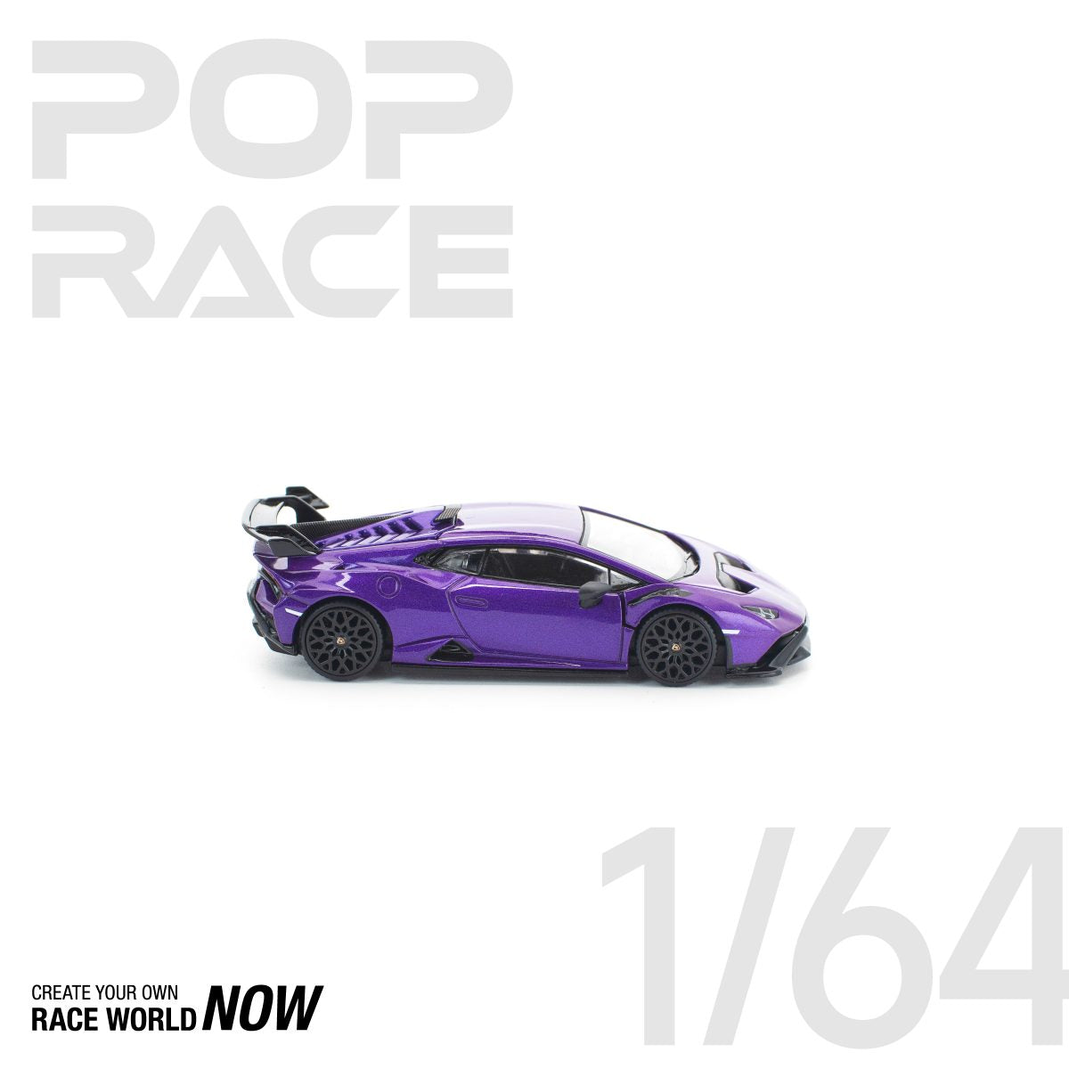 LAMBORGHINI HURACAN STO VIOLA PASIFAE BY POP RACE - PRE ORDER