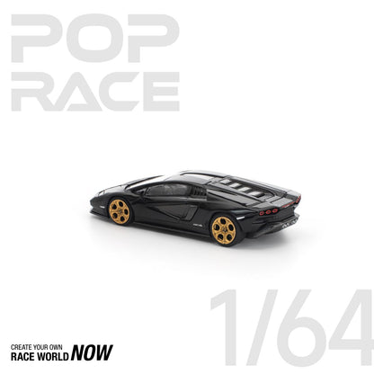 LAMBORGHINI COUNTACH LPI 800-4 DEEP BLACK BY POP RACE - PRE ORDER